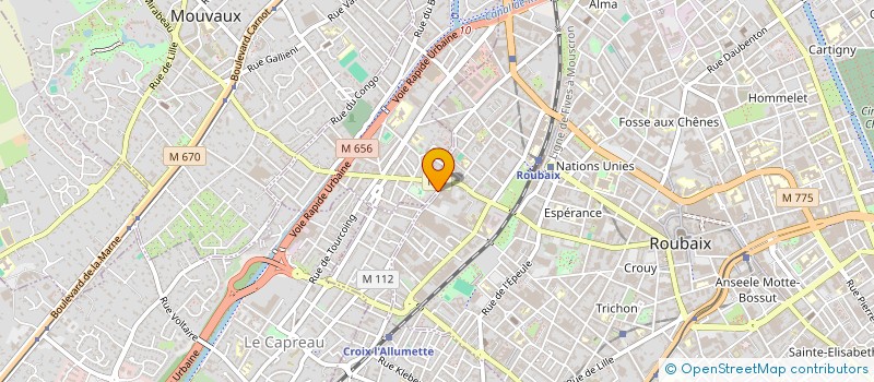 localisation de l'entreprise MONSIEUR FABIO NIGRO  TOURCOING