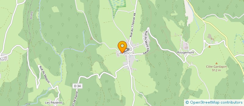 localisation de l'entreprise MONSIEUR FABIO NUNES SILVA  ARANC