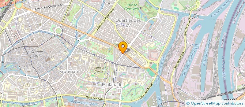 localisation de l'entreprise MONSIEUR FABIO PALMIERI  STRASBOURG