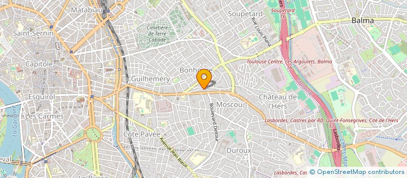 localisation de l'entreprise MONSIEUR FABIO PEREIRA BOUCINHA à TOULOUSE