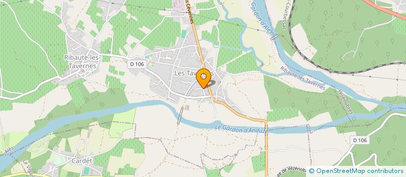 localisation de l'entreprise MONSIEUR FABIO PEREIRA JORGE  RIBAUTE-LES-TAVERNES