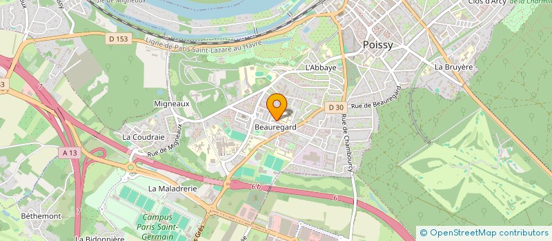 localisation de l'entreprise MONSIEUR FABIO PERNA à POISSY
