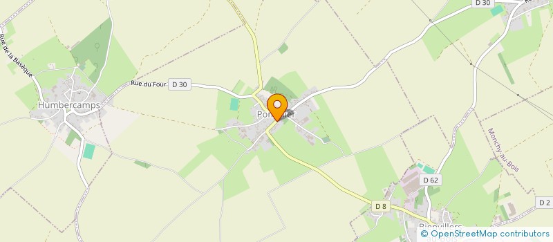 localisation de l'entreprise MONSIEUR FABIO PIERRE GEORGES DE FALCO  POMMIER