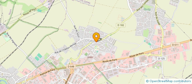 localisation de l'entreprise MONSIEUR FABIO PINTO CARVALHO  CHAURAY