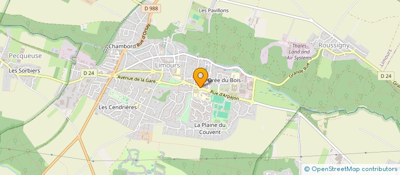 localisation de l'entreprise MONSIEUR FABIO PINTO COUTO  LIMOURS