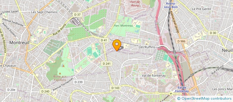 localisation de l'entreprise MONSIEUR FABIO PIRAS à FONTENAY-SOUS-BOIS