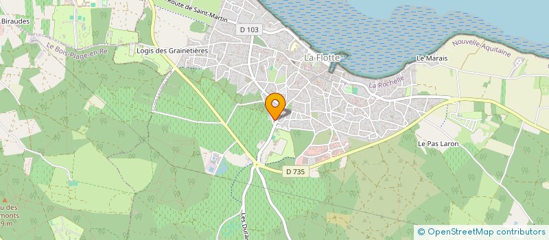 localisation de l'entreprise MONSIEUR FABIO RINALDI  LA FLOTTE