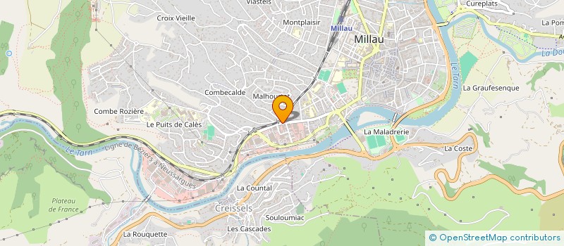 localisation de l'entreprise MONSIEUR FABIO ROCHA RAMOS à MILLAU