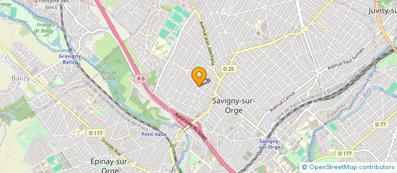 localisation de l'entreprise MONSIEUR FABIO ROSALINO à SAVIGNY-SUR-ORGE