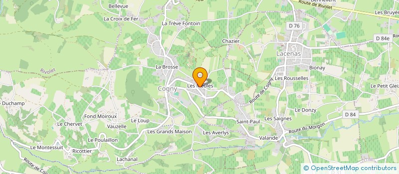 localisation de l'entreprise MONSIEUR FABIO ROSSETTI  COGNY