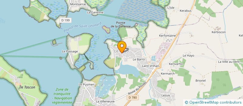 localisation de l'entreprise MONSIEUR FABIO SAVARY  LE HEZO