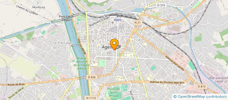 localisation de l'entreprise MONSIEUR FABIO VIGNOZZI  AGEN