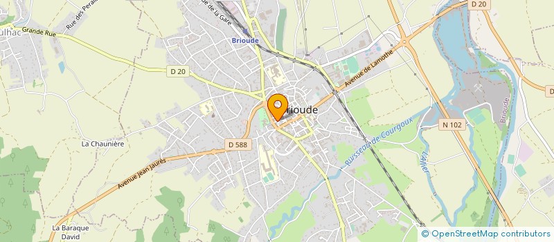 localisation de l'entreprise MONSIEUR FABIO VINSON  BRIOUDE