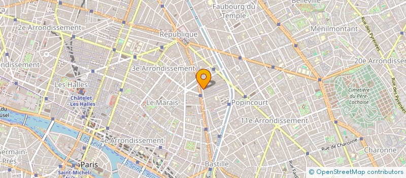 localisation de l'entreprise MONSIEUR FABOURAMA CAMARA  PARIS