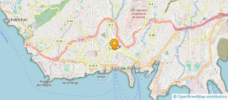 localisation de l'entreprise MONSIEUR FABRCIANO MONTEIRO FILHO à FORT-DE-FRANCE