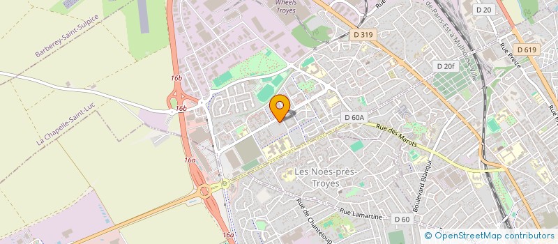 localisation de l'entreprise MONSIEUR FABRE ALAIN  LA CHAPELLE-SAINT-LUC