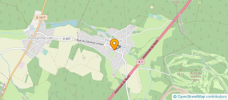 localisation de l'entreprise MONSIEUR FABRE LECLERC  LA CHAPELLE-EN-SERVAL