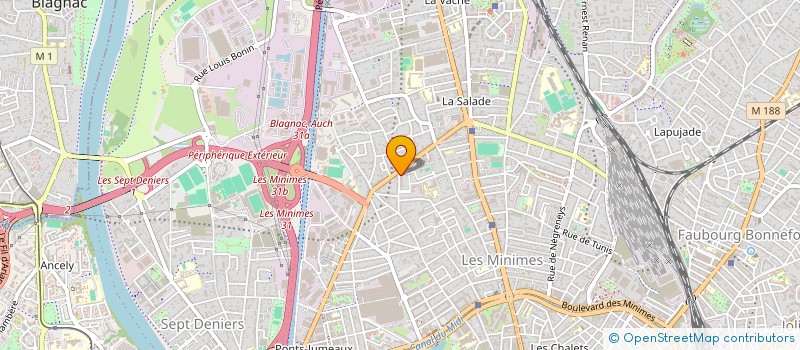 localisation de l'entreprise MONSIEUR FABRICE ABESSOLO  TOULOUSE
