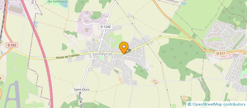 localisation de l'entreprise MONSIEUR FABRICE ADAM  JANNEYRIAS