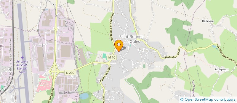 localisation de l'entreprise MONSIEUR FABRICE ADAMO  SAINT-BONNET-LES-OULES