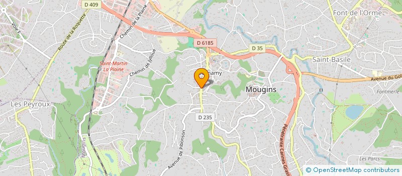 localisation de l'entreprise MONSIEUR FABRICE AGNESE  VALBONNE