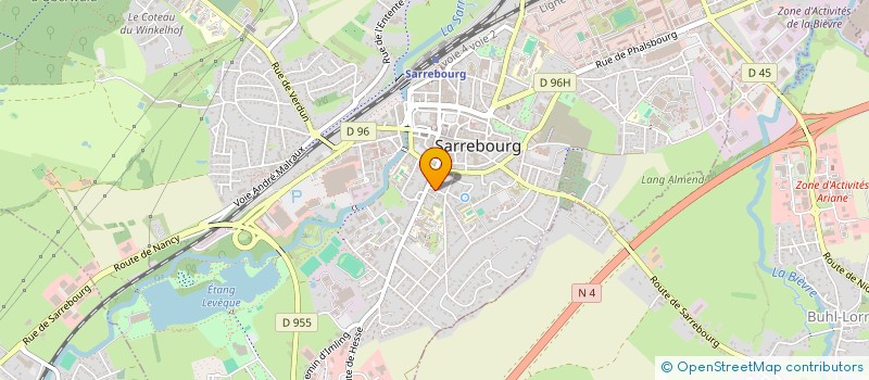 localisation de l'entreprise MONSIEUR FABRICE AGRAM  SARREBOURG