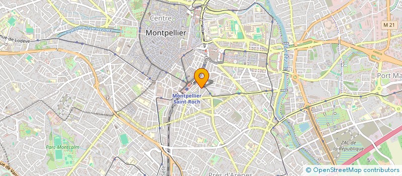 localisation de l'entreprise MONSIEUR FABRICE AISSAOUI à MONTPELLIER