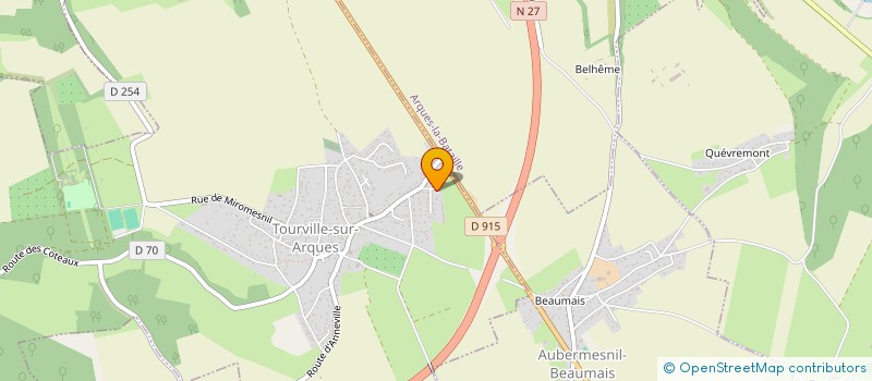 localisation de l'entreprise MONSIEUR FABRICE ALAIN THIBAUT  TOURVILLE-SUR-ARQUES