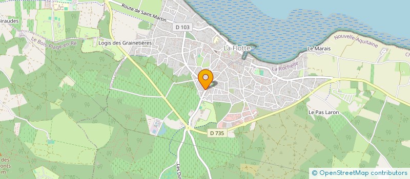 localisation de l'entreprise MONSIEUR FABRICE ALBEAU  LA FLOTTE