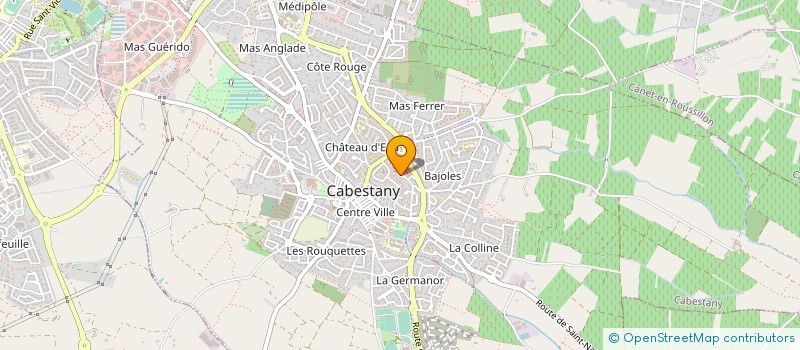 localisation de l'entreprise MONSIEUR FABRICE ALBERT  CABESTANY