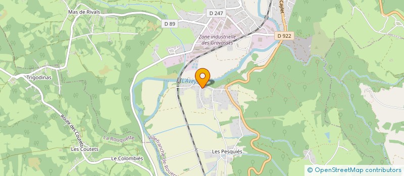 localisation de l'entreprise MONSIEUR FABRICE ALGANS  VILLEFRANCHE-DE-ROUERGUE