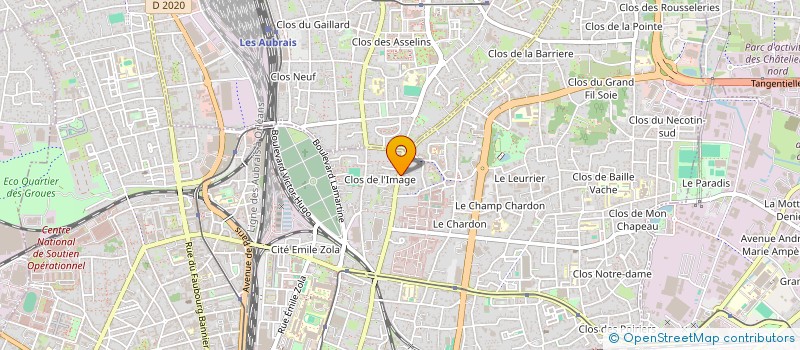localisation de l'entreprise MONSIEUR FABRICE ALLAIN à ORLEANS