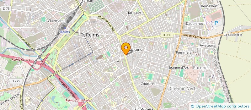 localisation de l'entreprise MONSIEUR FABRICE ALLEGRI  REIMS