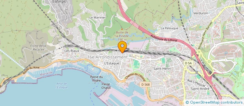 localisation de l'entreprise MONSIEUR FABRICE ALLEX BILLAUD  MARSEILLE