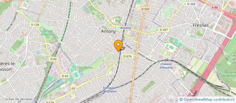 localisation de l'entreprise MONSIEUR FABRICE ALTHAMOR à ANTONY