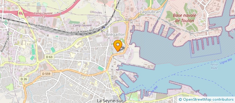 localisation de l'entreprise MONSIEUR FABRICE ALTHIERY  LA SEYNE-SUR-MER