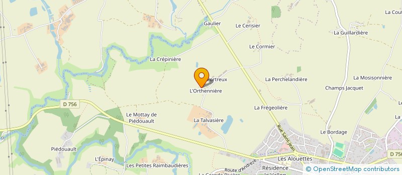 localisation de l'entreprise MONSIEUR FABRICE AMANT  BEAUPREAU-EN-MAUGES