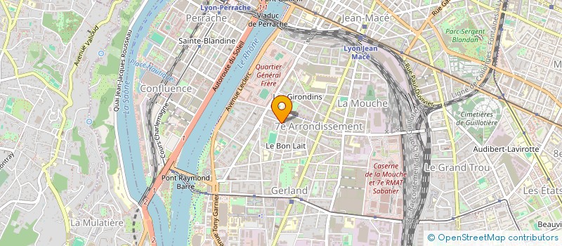 localisation de l'entreprise MONSIEUR FABRICE AMPRINO  LYON