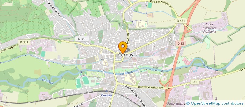 localisation de l'entreprise MONSIEUR FABRICE ANASTASI  CERNAY