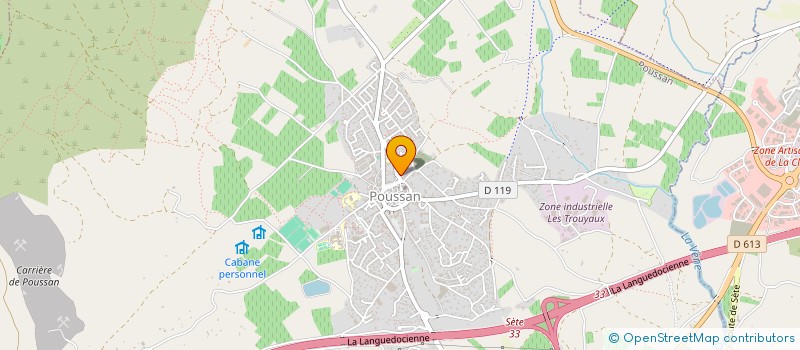 localisation de l'entreprise MONSIEUR FABRICE ANATOLE  POUSSAN