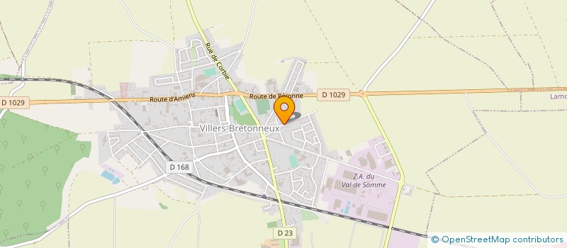 localisation de l'entreprise MONSIEUR FABRICE ANCELIN à VILLERS-BRETONNEUX
