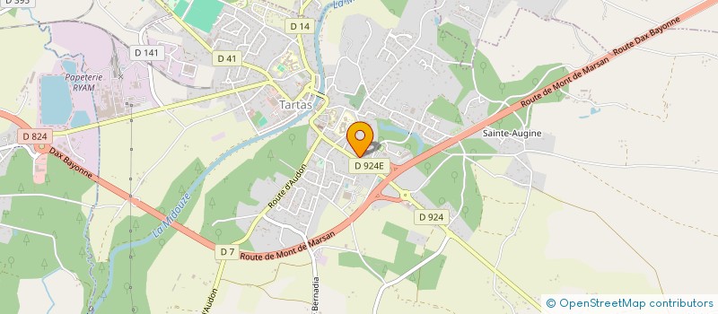 localisation de l'entreprise MONSIEUR FABRICE ANDRAL  TARTAS