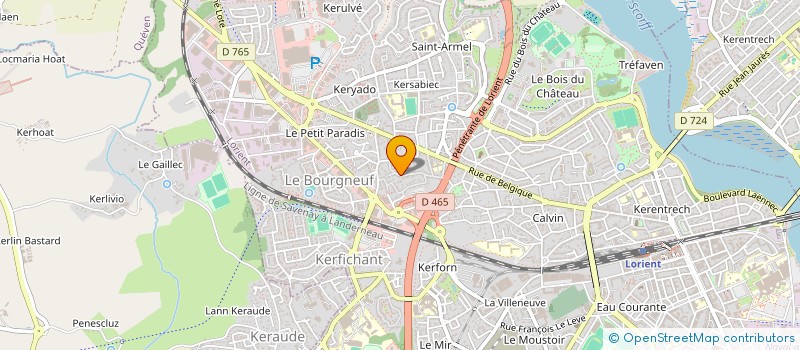 localisation de l'entreprise MONSIEUR FABRICE ANDRE à LORIENT