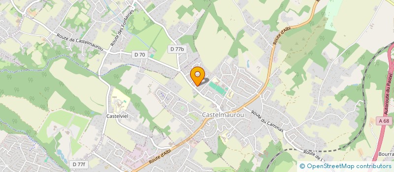 localisation de l'entreprise MONSIEUR FABRICE ANDRES  CASTELMAUROU