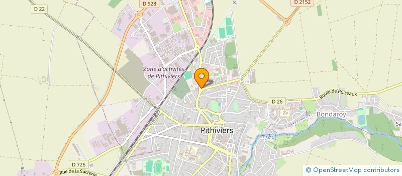 localisation de l'entreprise MONSIEUR FABRICE ANGLADE à PITHIVIERS