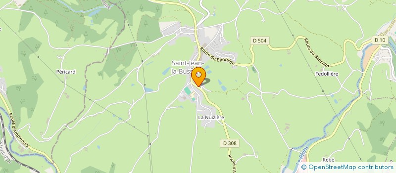 localisation de l'entreprise MONSIEUR FABRICE ANTOINE à SAINT-JEAN-LA-BUSSIERE