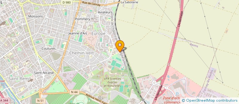 localisation de l'entreprise MONSIEUR FABRICE ANTOINE  REIMS
