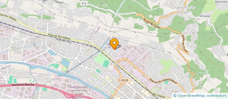 localisation de l'entreprise MONSIEUR FABRICE ANTOINE  CLUSES