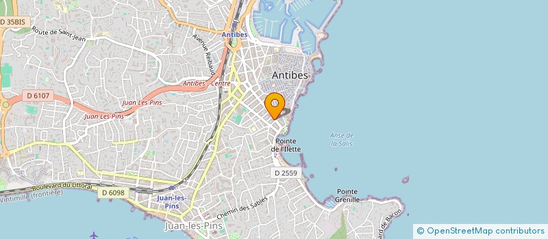 localisation de l'entreprise MONSIEUR FABRICE ARBAUD  ANTIBES
