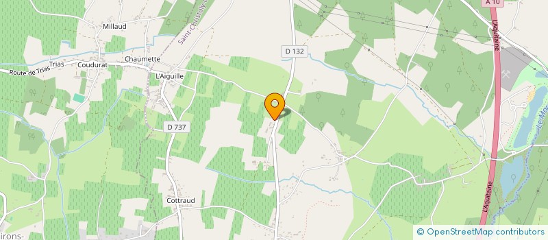 localisation de l'entreprise MONSIEUR FABRICE ARDOUIN à SAINT-CHRISTOLY-DE-BLAYE